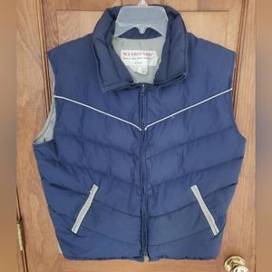 Wearguard Down Vest Sz Lg. Blue/Lt Gray
